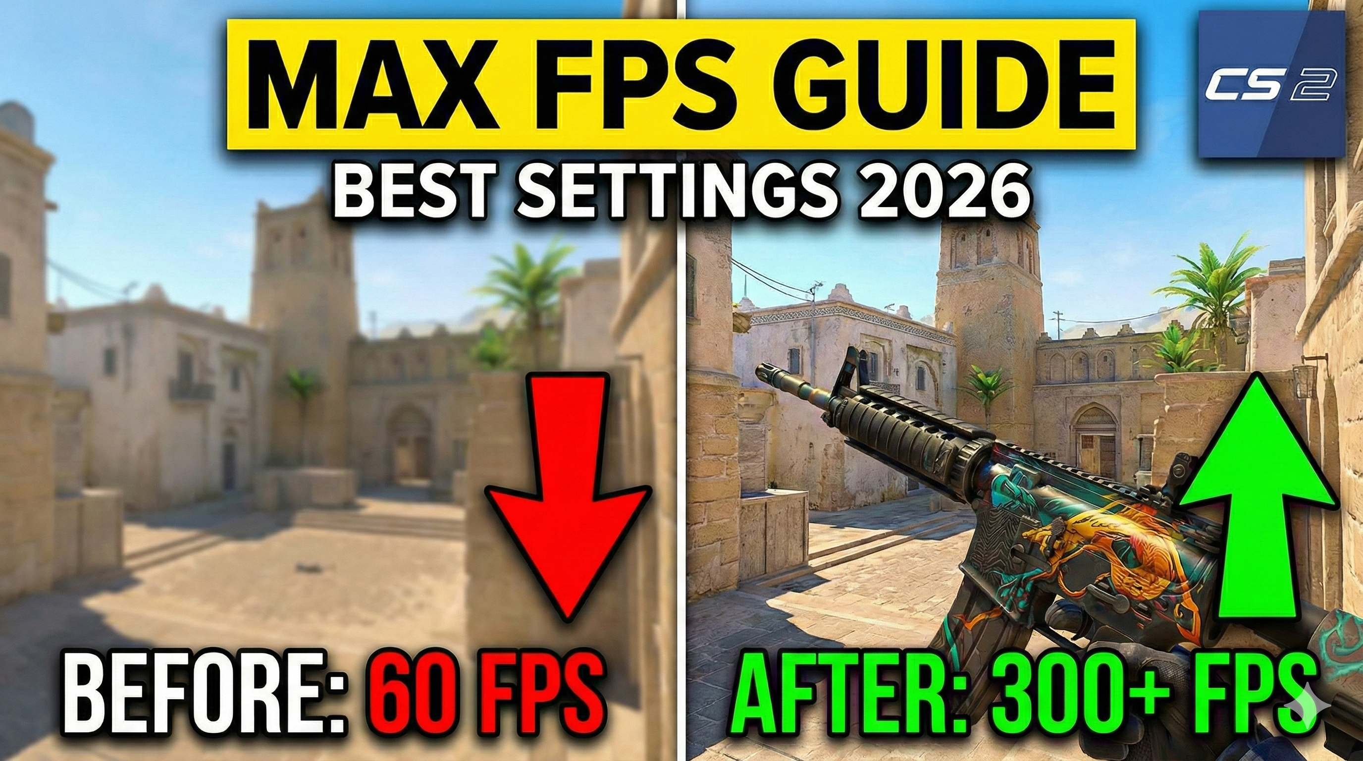 CS2 FPS Boost Guide: Best Settings for High Performance and Low Latency