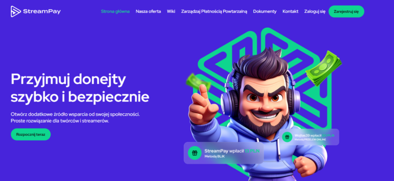 StreamPay - najlepszy sposób na donejty od widzów dla twórców
