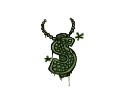 Sealed Graffiti | Bling (Battle Green)