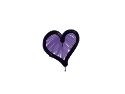 Sealed Graffiti | Heart (Monster Purple)