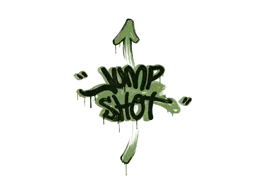 Sealed Graffiti | Jump Shot (Battle Green)