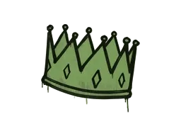 Sealed Graffiti | King Me (Battle Green)