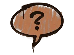 Sealed Graffiti | Question Mark (Tiger Orange)