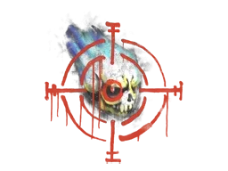 Sealed Graffiti | Skull n' Crosshairs