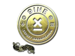 Sticker | 9INE (Gold) | Paris 2023