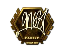 Sticker | ANGE1 (Gold) | London 2018