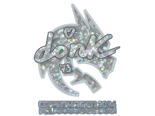 Sticker | donk (Glitter) | Copenhagen 2024