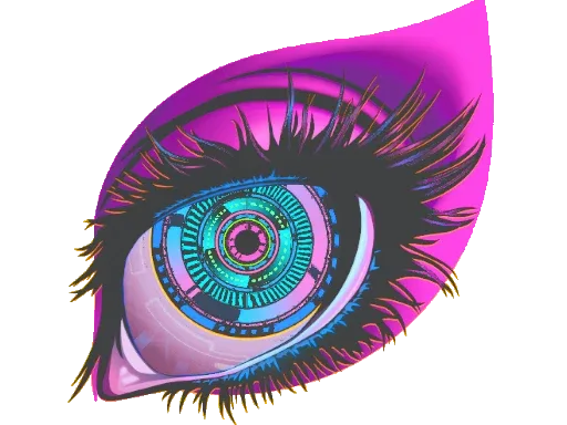 Sticker | Dystopian Gaze (Lenticular)