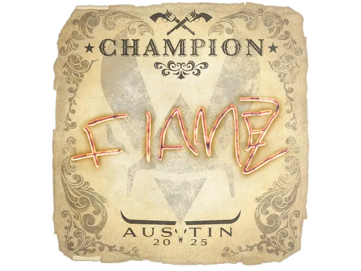 Sticker | FlameZ (Champion) | Austin 2025