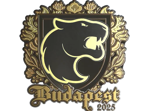 Sticker | FURIA (Gold) | Budapest 2025
