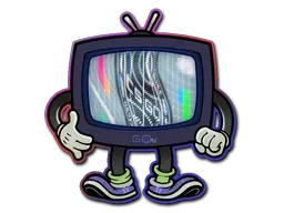 Sticker | Global TV (Lenticular)