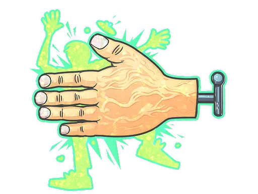 Sticker | High Five! (Glitter)