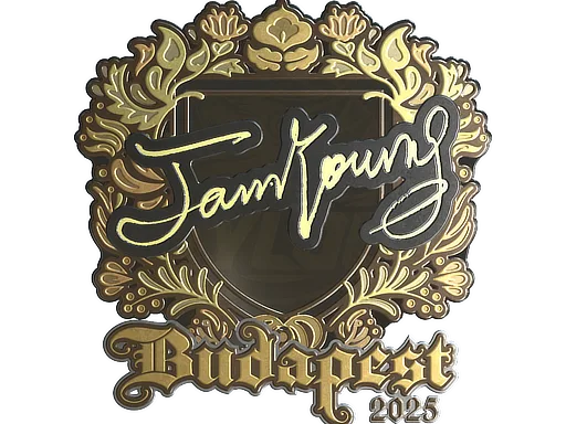 Sticker | JamYoung (Gold) | Budapest 2025