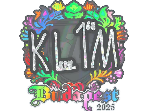 Sticker | kl1m (Holo) | Budapest 2025