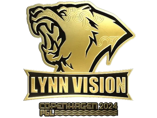 Sticker | Lynn Vision (Gold) | Copenhagen 2024