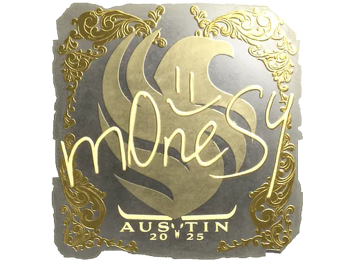 Sticker | m0NESY (Gold) | Austin 2025