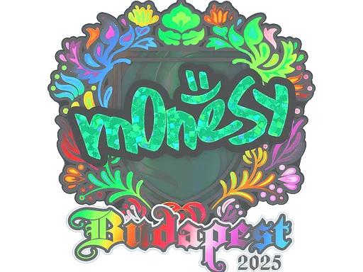 Sticker | m0NESY (Holo) | Budapest 2025