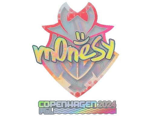 Sticker | m0NESY (Holo) | Copenhagen 2024