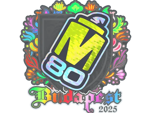Sticker | M80 (Holo) | Budapest 2025