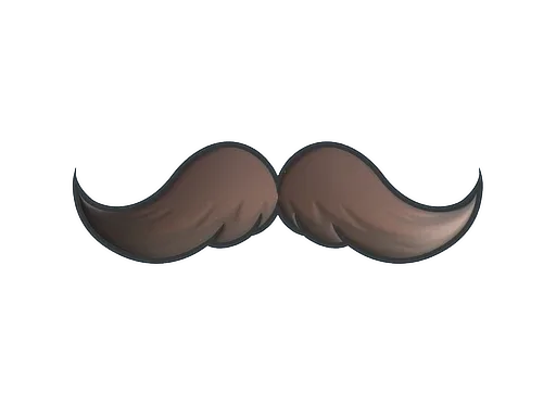 Sticker | Mustachio (Foil)