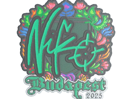 Sticker | NiKo (Embroidered) | Budapest 2025