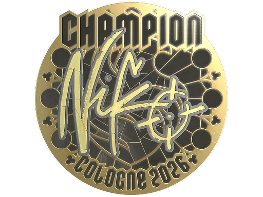 Sticker | NiKo (Gold, Champion) | Cologne 2026