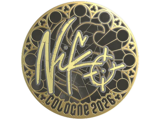 Sticker | NiKo (Gold) | Cologne 2026