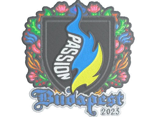 Sticker | Passion UA (Embroidered) | Budapest 2025