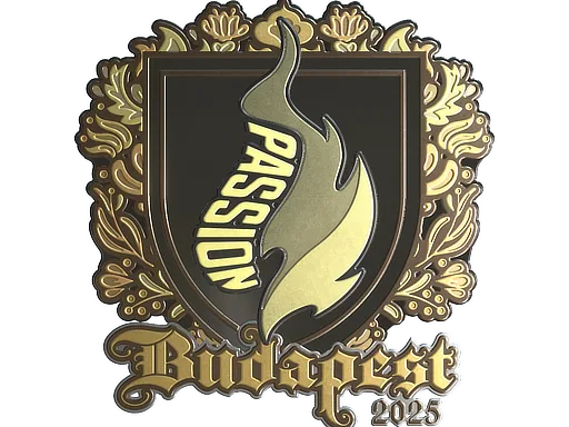 Sticker | Passion UA (Gold) | Budapest 2025