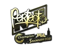 Sticker | Perfecto (Gold) | Stockholm 2021