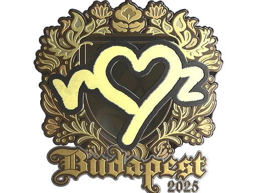 Sticker | ropz (Gold) | Budapest 2025