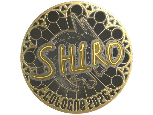 Sticker | sh1ro (Gold) | Cologne 2026
