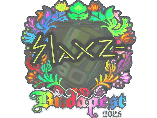 Sticker | slaxz- (Holo) | Budapest 2025