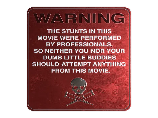 Sticker | WARNING (Foil)