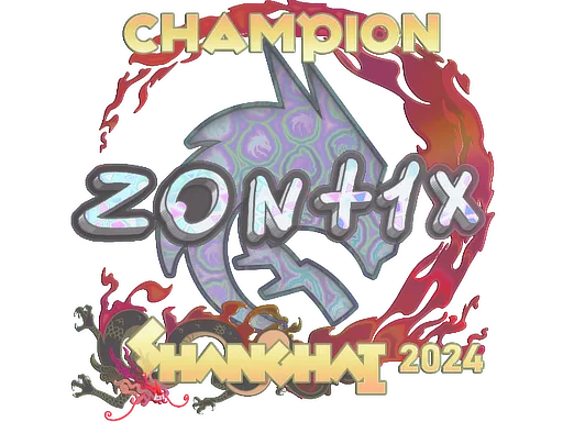 Sticker | zont1x (Holo, Champion) | Shanghai 2024