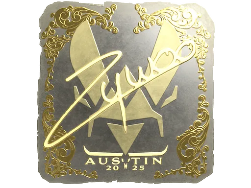 Sticker | ZywOo (Gold) | Austin 2025