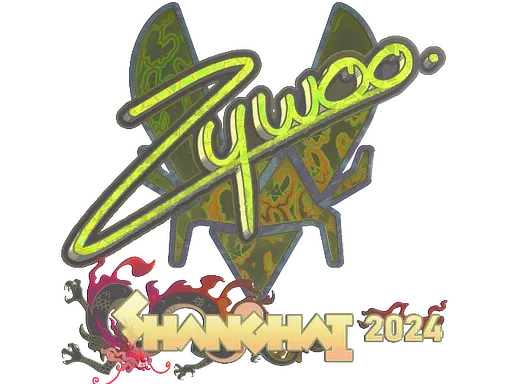 Sticker | ZywOo (Holo) | Shanghai 2024