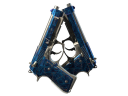 Dual Berettas | Cobalt Quartz (Field-Tested)