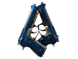Dual Berettas | Cobalt Quartz (Minimal Wear)