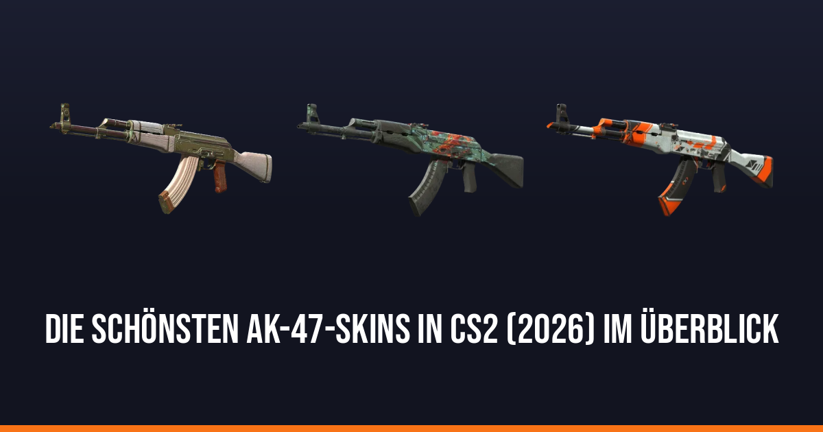 Die schönsten AK-47-Skins in CS2 (2026) im Überblick