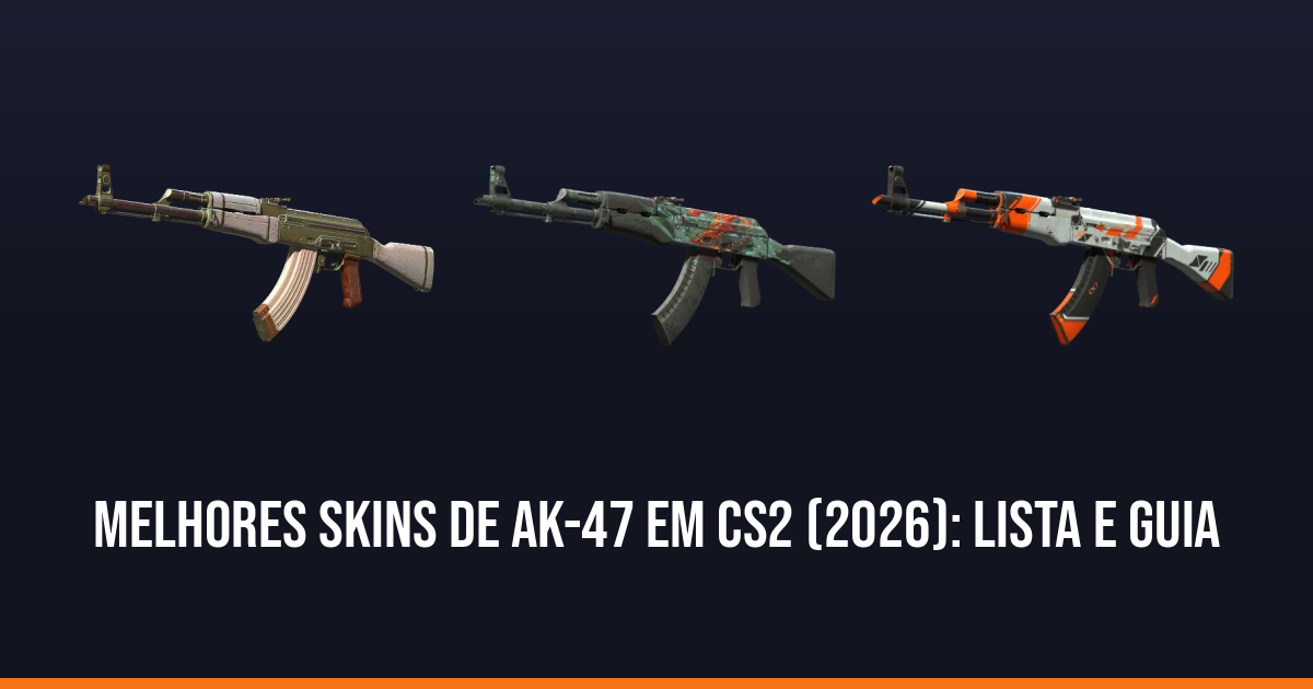 Melhores skins de AK-47 em CS2 (2026): lista e guia