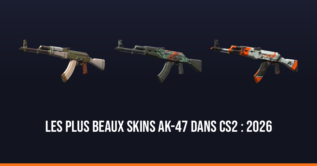 Les plus beaux skins AK-47 dans CS2 : 2026