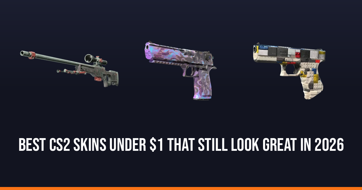 Best CS2 skins under $1 that still look great in 2026