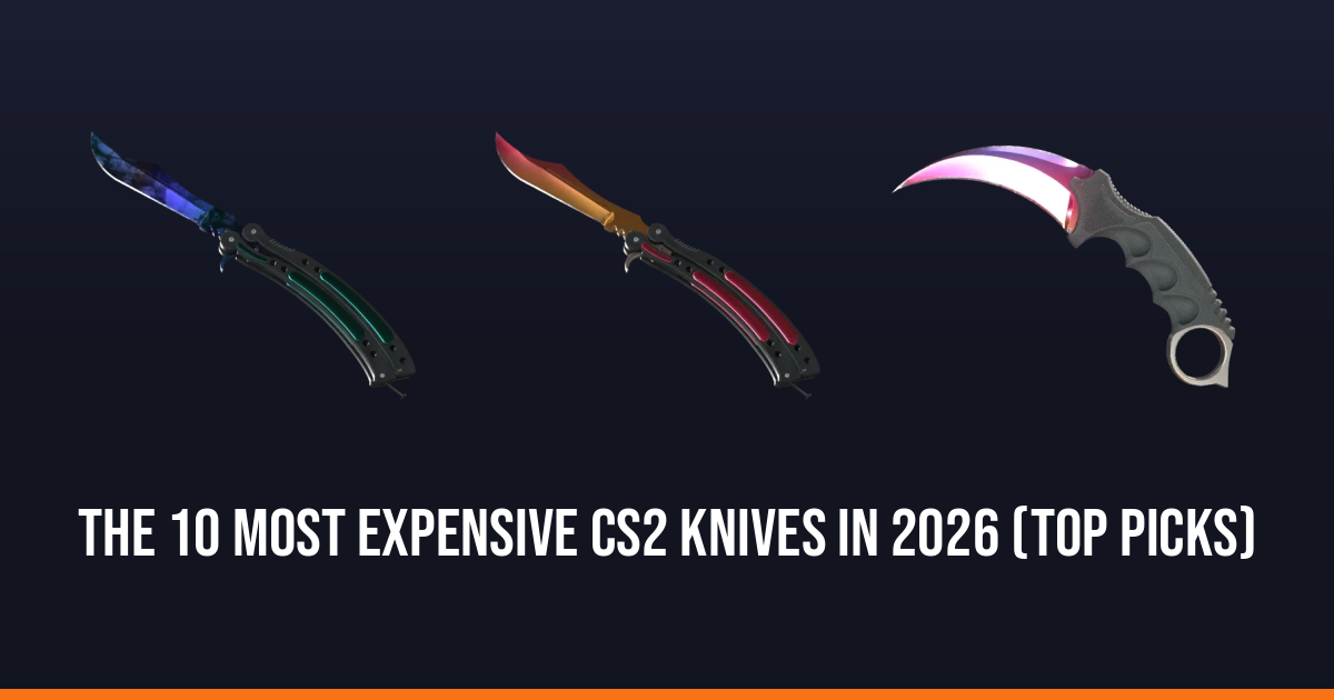 The 10 Most Expensive CS2 Knives in 2026 (Top Picks)