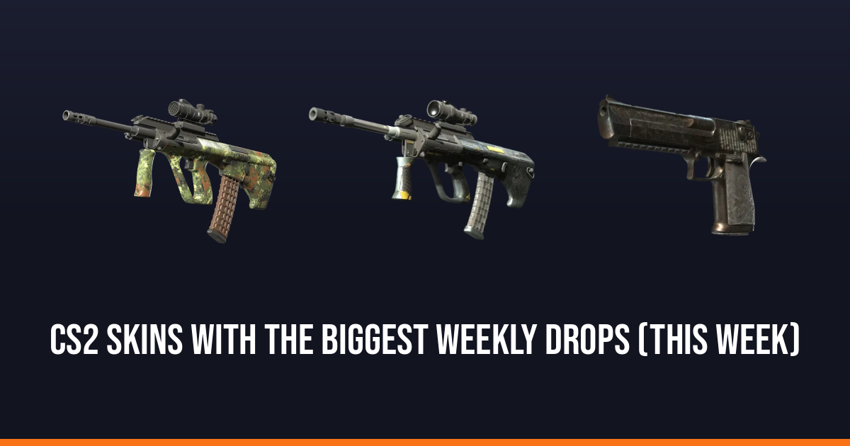 CS2 skins with the biggest weekly drops (this week)