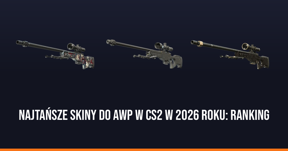 Najtańsze skiny do AWP w CS2 w 2026 roku: ranking