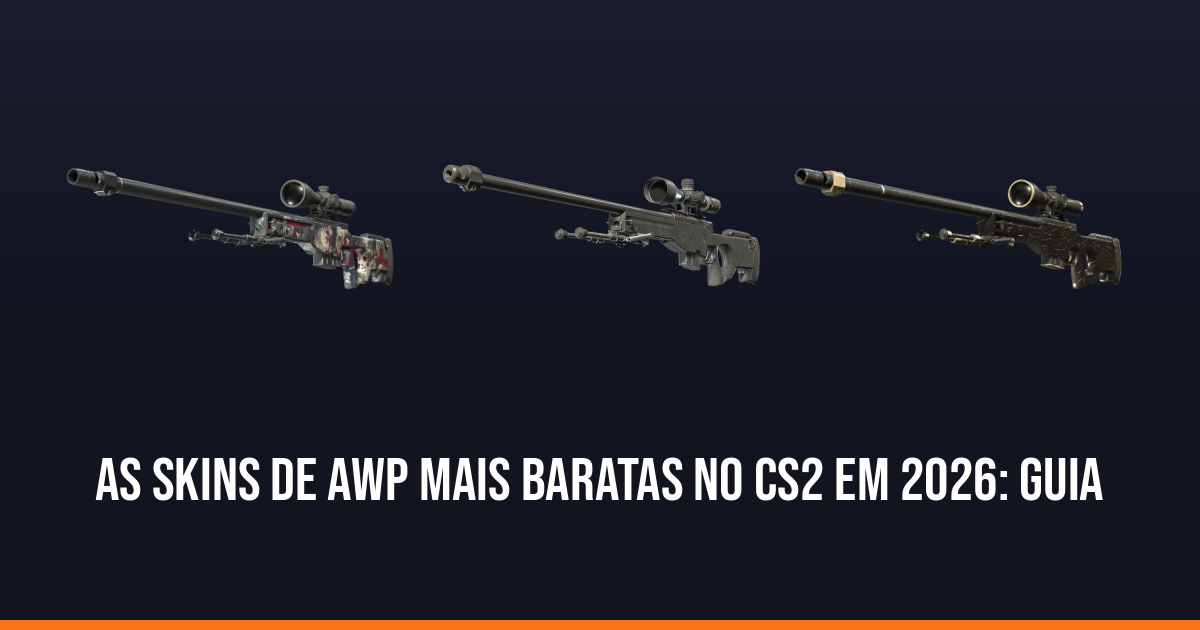 As skins de AWP mais baratas no CS2 em 2026: guia