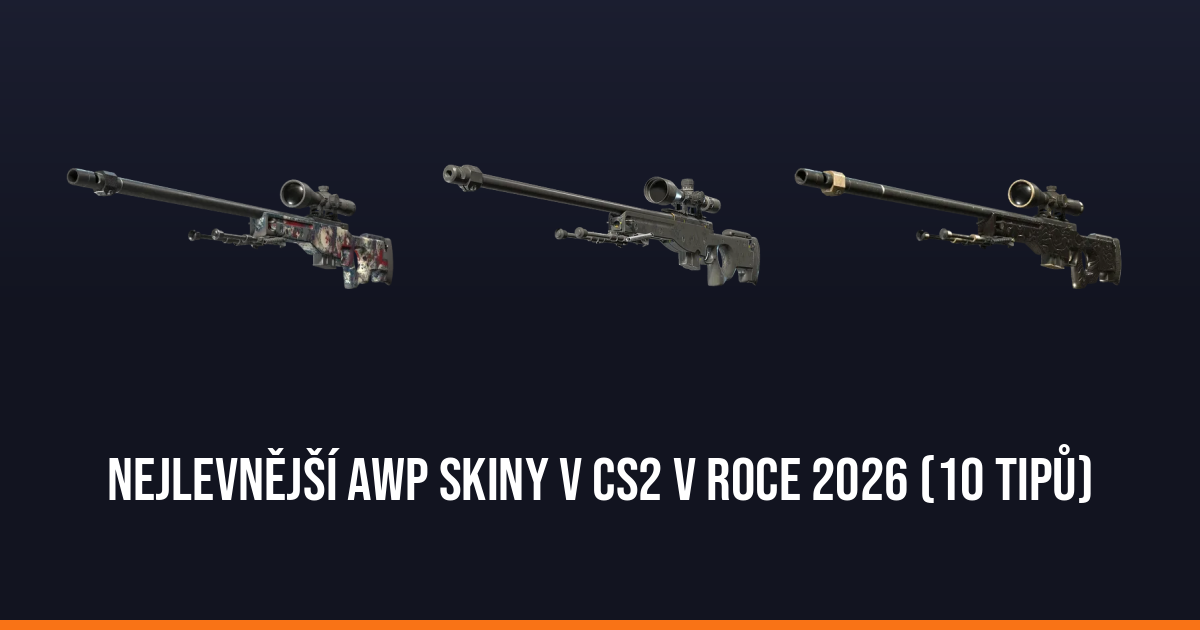 Nejlevnější AWP skiny v CS2 v roce 2026 (10 tipů)