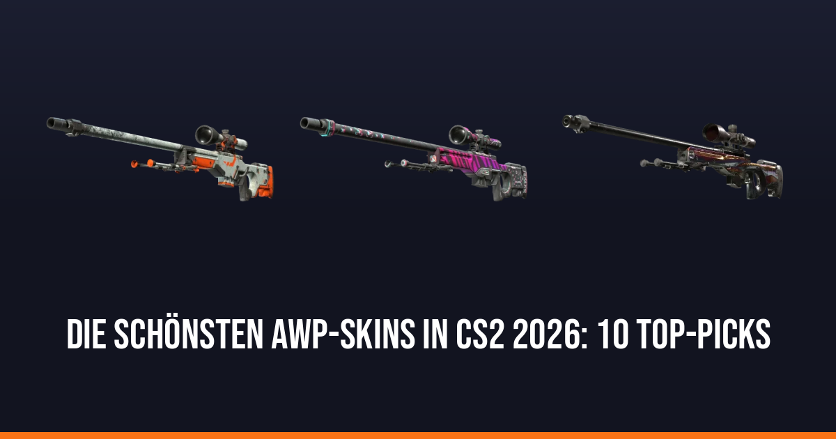 Die schönsten AWP-Skins in CS2 2026: 10 Top-Picks