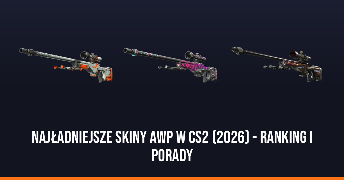 Najładniejsze skiny AWP w CS2 (2026) - ranking i porady